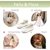image:imageFelix amp Flora Toddler Flower Girl Dress Shoes  Baby Girl Ballet Mary Jane Flats for Party School WeddingBf31pl White