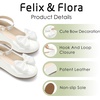 image:imageFelix amp Flora Toddler Flower Girl Dress Shoes  Baby Girl Ballet Mary Jane Flats for Party School WeddingBf31pl White