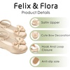image:imageFelix amp Flora Toddler Flower Girl Dress Shoes  Baby Girl Ballet Mary Jane Flats for Party School WeddingBf32dark Nude