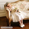 image:imageFelix amp Flora Toddler Flower Girl Dress Shoes  Baby Girl Ballet Mary Jane Flats for Party School WeddingBf32ivory White