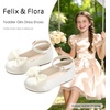 image:imageFelix amp Flora Toddler Flower Girl Dress Shoes  Baby Girl Ballet Mary Jane Flats for Party School WeddingBf32ivory White