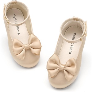 image:imageFelix amp Flora Toddler Flower Girl Dress Shoes  Baby Girl Ballet Mary Jane Flats for Party School WeddingBf32dark Nude