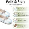 image:imageFelix amp Flora Girls Toddler Little Ballet Shoes  Flower Girls Mary Jane Flats Dress Shoes Party WeddingB862pearl Blue