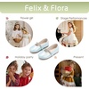image:imageFelix amp Flora Girls Toddler Little Ballet Shoes  Flower Girls Mary Jane Flats Dress Shoes Party WeddingB862pearl Blue