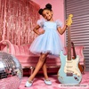 image:imageFelix amp Flora Girls Toddler Little Ballet Shoes  Flower Girls Mary Jane Flats Dress Shoes Party WeddingB862pearl Blue