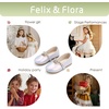 image:imageFelix amp Flora Girls Toddler Little Ballet Shoes  Flower Girls Mary Jane Flats Dress Shoes Party WeddingB862pearl Purple