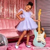 image:imageFelix amp Flora Girls Toddler Little Ballet Shoes  Flower Girls Mary Jane Flats Dress Shoes Party WeddingB862pearl Purple