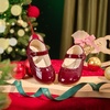 image:imageFelix amp Flora Toddler Girl Dress Shoes  Flower Girl Ballet Flats School Wedding PartyBf19pl Burgundy