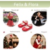 image:imageFelix amp Flora Toddler Girl Dress Shoes  Flower Girl Ballet Flats School Wedding PartyBf19red