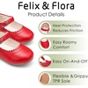 image:imageFelix amp Flora Toddler Girl Dress Shoes  Flower Girl Ballet Flats School Wedding PartyBf19red