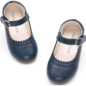 image:imageFelix amp Flora Toddler Girl Dress Shoes  Flower Girl Ballet Flats School Wedding PartyBf19navy Blue