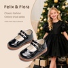 image:imageFelix amp Flora Toddler Girl Mary Jane Dress Shoes  School Oxford Flats for Girl Party ShoesB441black