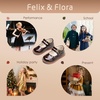 image:imageFelix amp Flora Toddler Girl Mary Jane Dress Shoes  School Oxford Flats for Girl Party ShoesB441brown