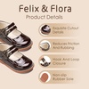 image:imageFelix amp Flora Toddler Girl Mary Jane Dress Shoes  School Oxford Flats for Girl Party ShoesB441brown