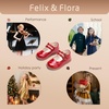 image:imageFelix amp Flora Toddler Girl Mary Jane Dress Shoes  School Oxford Flats for Girl Party ShoesB441red