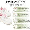 image:imageFelix amp Flora Toddler Girls Running Shoes Sports Sneakers Princess Casual Glitter ShoesBns01white