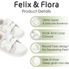 image:imageFelix amp Flora Toddler Girls Running Shoes Sports Sneakers Princess Casual Glitter ShoesBns02white