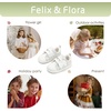 image:imageFelix amp Flora Toddler Girls Running Shoes Sports Sneakers Princess Casual Glitter ShoesBns02white