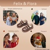 image:imageFelix amp Flora Toddler Little Girl Mary Jane Dress Shoes  Ballet Flats for Easter Flower Girl Party School ShoesB433brown
