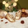 image:imageFelix amp Flora Toddler Little Girl Mary Jane Dress Shoes  Ballet Flats for Easter Flower Girl Party School ShoesB433gold