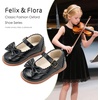 image:imageFelix amp Flora Toddler Little Girl Mary Jane Dress Shoes  Ballet Flats for Easter Flower Girl Party School ShoesB439black