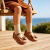 image:imageFelix amp Flora Toddler Little Girl Mary Jane Dress Shoes  Ballet Flats for Easter Flower Girl Party School ShoesB439brown