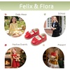 image:imageFelix amp Flora Toddler Little Girl Mary Jane Dress Shoes  Ballet Flats for Easter Flower Girl Party School ShoesB439red