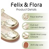image:imageFelix amp Flora Toddler Little Girl Mary Jane Dress Shoes  Ballet Flats for Easter Flower Girl Party School ShoesB440bright Gold