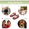 image:imageFelix amp Flora Toddler Little Girl Mary Jane Dress Shoes  Ballet Flats for Easter Flower Girl Party School ShoesB440burgundy