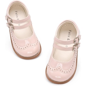 image:imageFelix amp Flora Toddler Girl Mary Jane Dress Shoes  School Oxford Flats for Girl Party ShoesB441nude