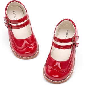 image:imageFelix amp Flora Toddler Girl Mary Jane Dress Shoes  School Oxford Flats for Girl Party ShoesB441red