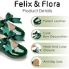 image:imageFelix amp Flora Toddler Flower Girl Dress Shoes  Girl Ballet Flats Party School Shoes WeddingB821green
