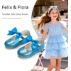image:imageFelix amp Flora Toddler Flower Girl Dress Shoes  Girl Ballet Flats Party School Shoes WeddingB821princess Blue
