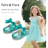 image:imageFelix amp Flora Toddler Flower Girl Dress Shoes  Girl Ballet Flats Party School Shoes WeddingB821princess Green