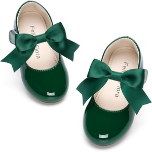 image:imageFelix amp Flora Toddler Flower Girl Dress Shoes  Girl Ballet Flats Party School Shoes WeddingB821green