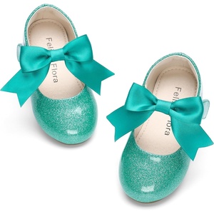 image:imageFelix amp Flora Toddler Flower Girl Dress Shoes  Girl Ballet Flats Party School Shoes WeddingB821princess Green