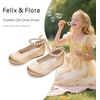image:imageFelix amp Flora Girls Toddler Little Ballet Shoes  Flower Girls Mary Jane Flats Dress Shoes Party WeddingB836light Gold