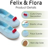 image:imageFelix amp Flora Toddler Flower Girl Dress Shoes  Girl Ballet Flats Party School Shoes WeddingBf33blue