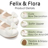 image:imageFelix amp Flora Toddler Girl Dress Shoes  Flower Girl Ballet Flats School Wedding PartyBf34ivory White