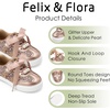 image:imageFelix amp Flora ToddlerLittle Kid Girls Running Shoes Glitter Sneakers Princess Fashion Casual Sports ShoesBs833champagne Pink