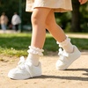 image:imageFelix amp Flora ToddlerLittle Kid Girls Running Shoes Glitter Sneakers Princess Fashion Casual Sports ShoesBs833glitter White