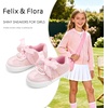 image:imageFelix amp Flora ToddlerLittle Kid Girls Running Shoes Glitter Sneakers Princess Fashion Casual Sports ShoesBs833light Pink