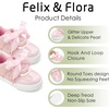 image:imageFelix amp Flora ToddlerLittle Kid Girls Running Shoes Glitter Sneakers Princess Fashion Casual Sports ShoesBs833light Pink