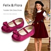image:imageFelix amp Flora Toddler Flower Girl Dress Shoes  Girl Ballet Flats Party School Shoes WeddingBf27burgundy